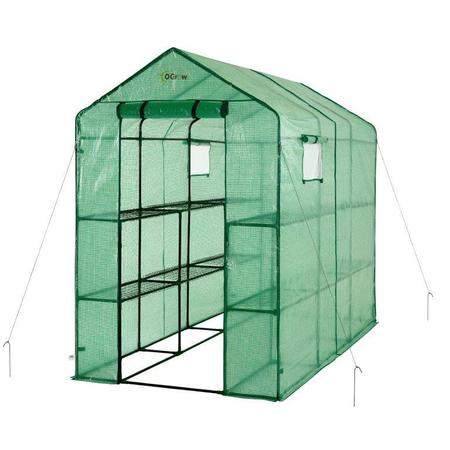OGROW Extra Large Heavy Duty WALK-IN Portable Lawn and Garden Greenhouse OG4998-2T12